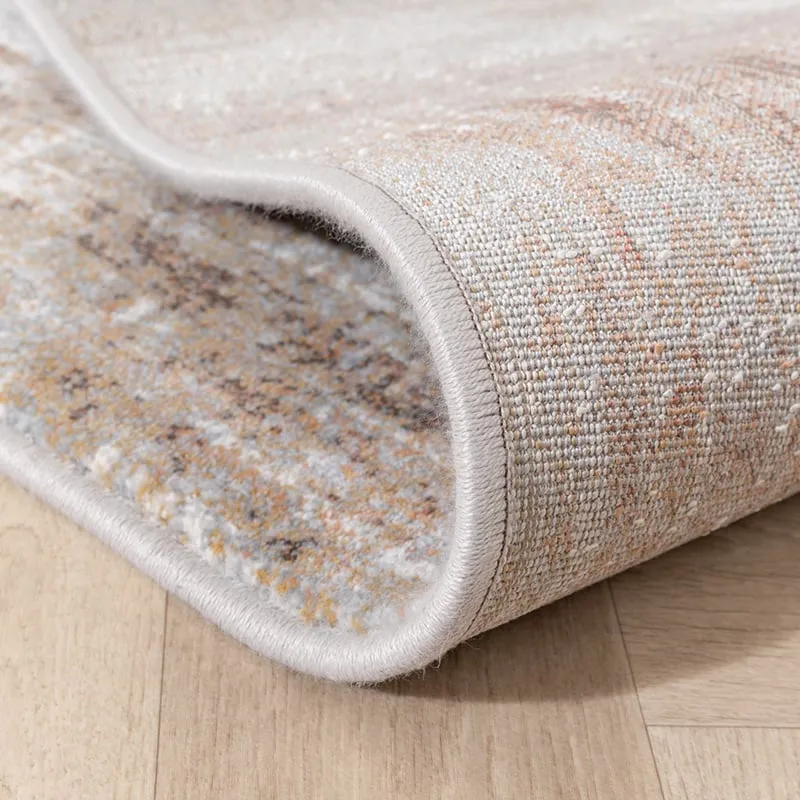 Teppich Abstrakt - Xavier Scratch Taupe Rot
