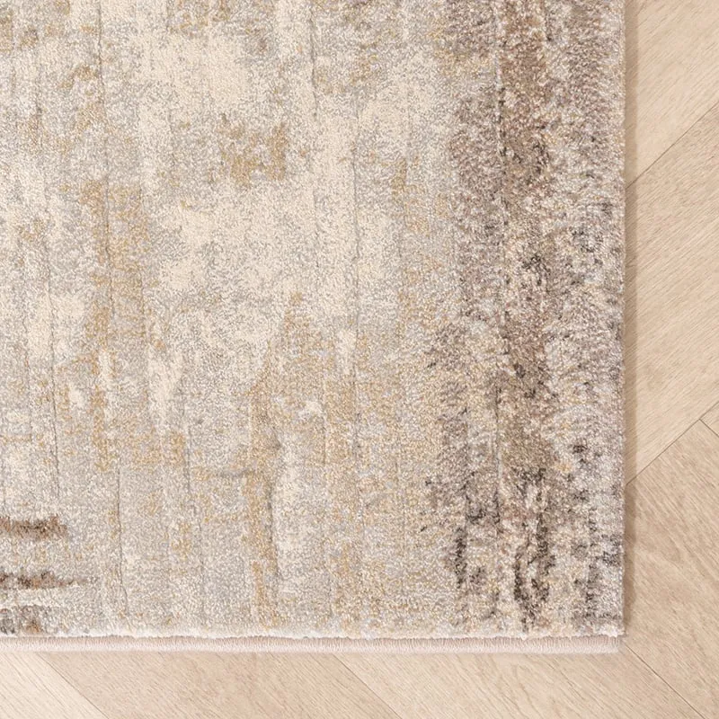 Teppich Abstrakt - Xavier Scratch Taupe Grau