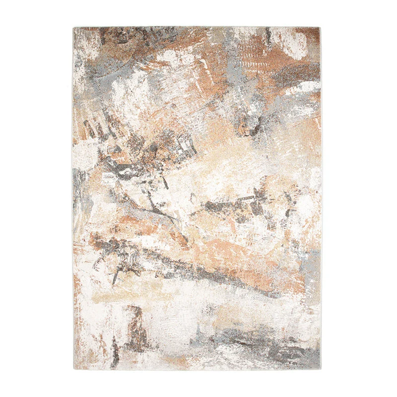 Teppich Abstrakt - Xavier Brush Grau Bunt