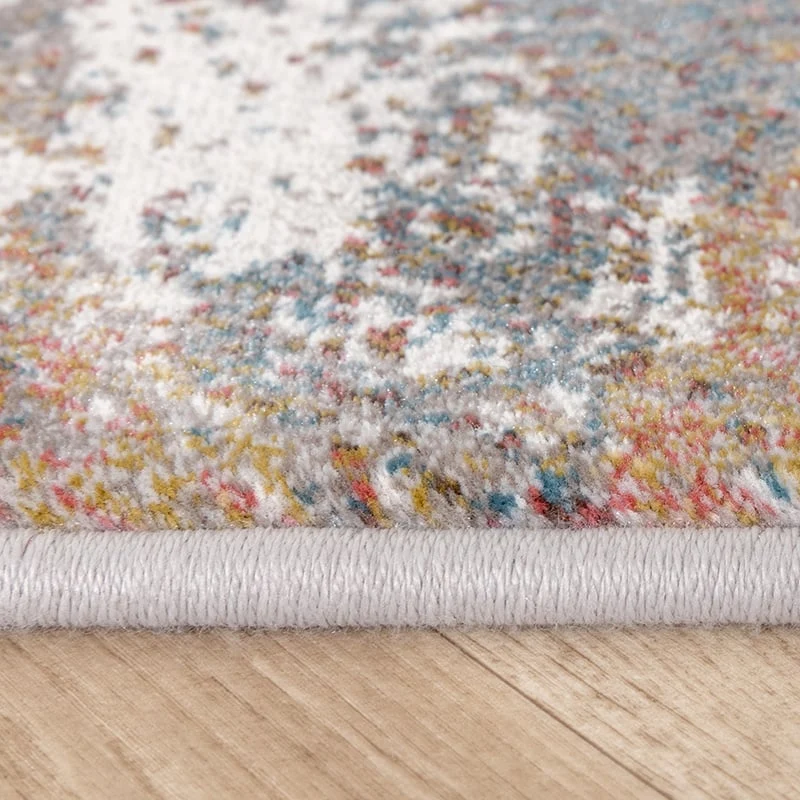 Teppich Abstrakt - Xavier Brush Grau Bunt