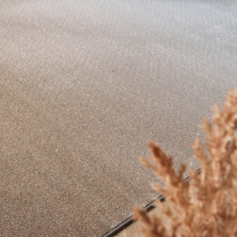 Abstrakter Teppich – Mellow Blau/Taupe