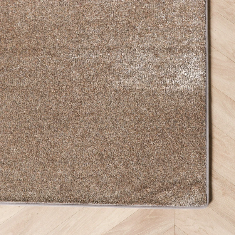 Abstrakter Teppich – Mellow Blau/Taupe
