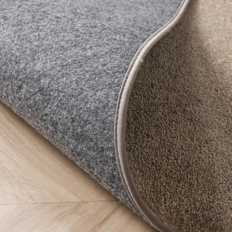 Abstrakter Teppich – Mellow Blau/Taupe