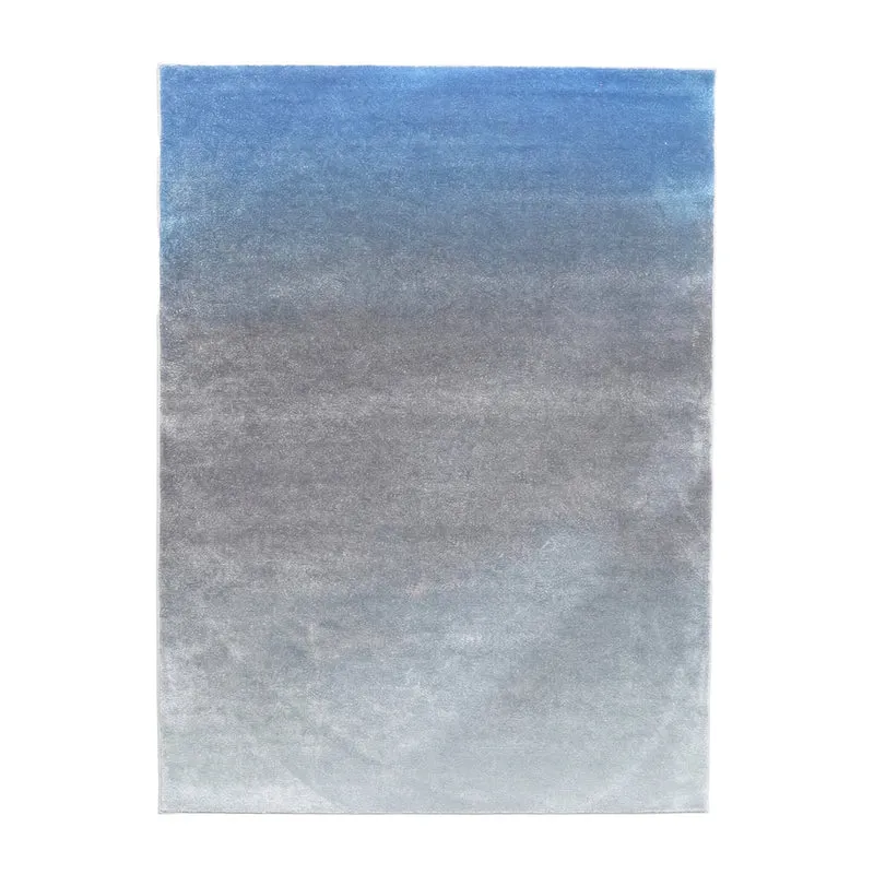 Abstrakter Teppich – Mellow Blau