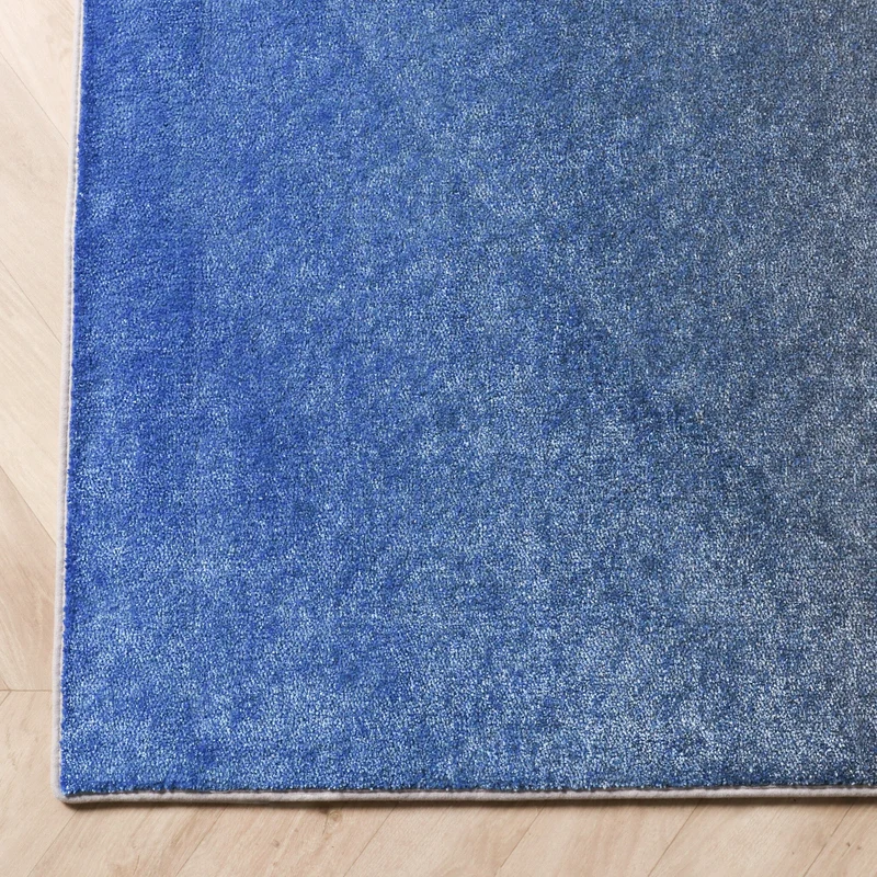 Abstrakter Teppich – Mellow Blau