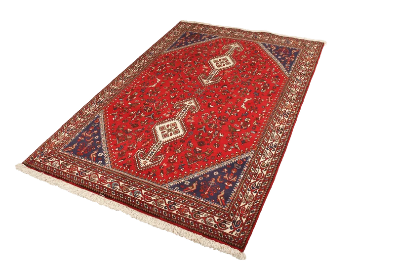 Nasrabad · Handgeknüpft – Rot, 214x142 cm