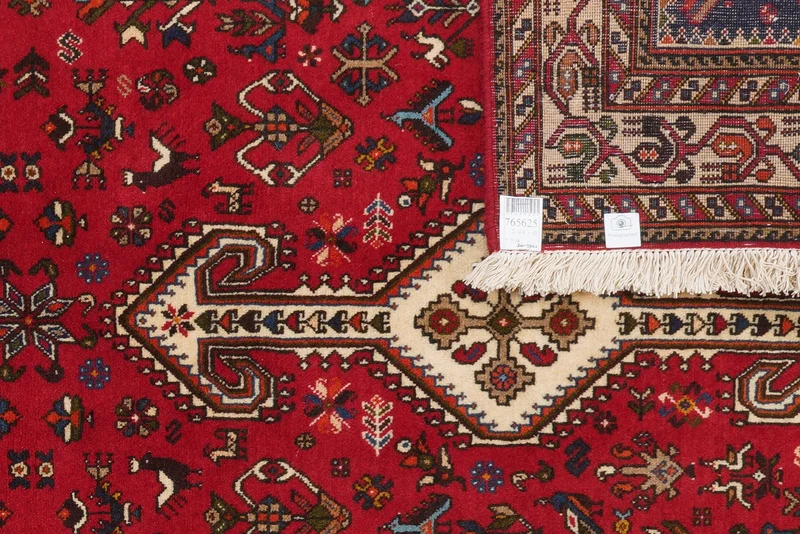 Nasrabad · Handgeknüpft – Rot, 214x142 cm