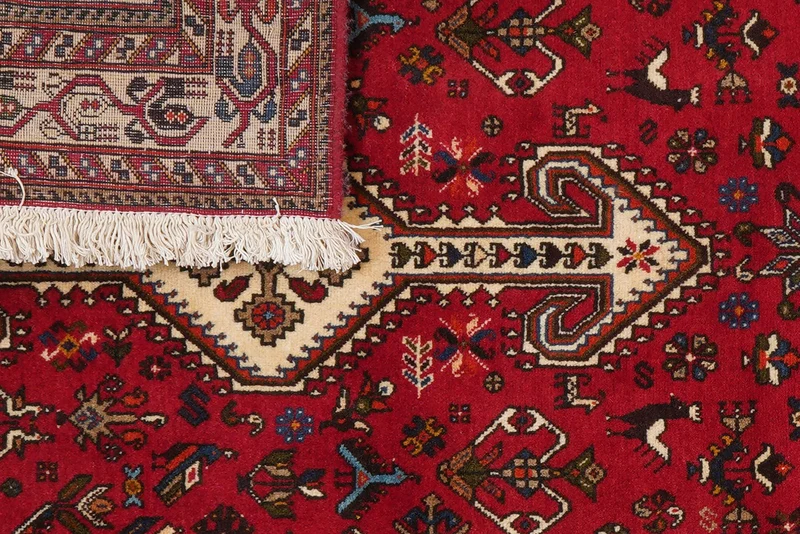 Nasrabad · Handgeknüpft – Rot, 214x142 cm