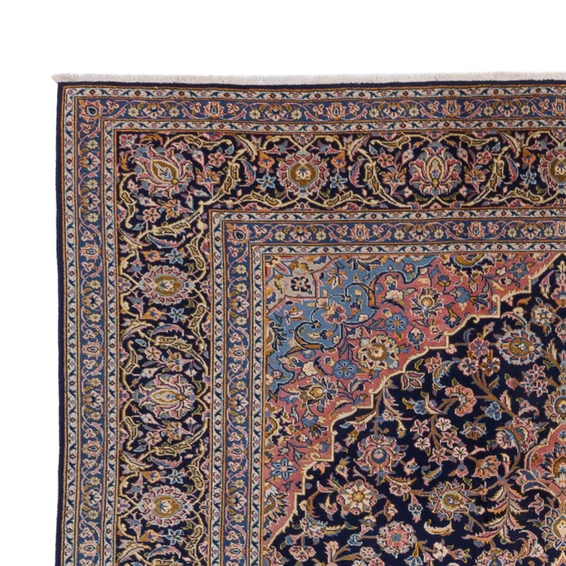 Keshan Teppich 264x355cm - Perserteppich - dunkelbeige