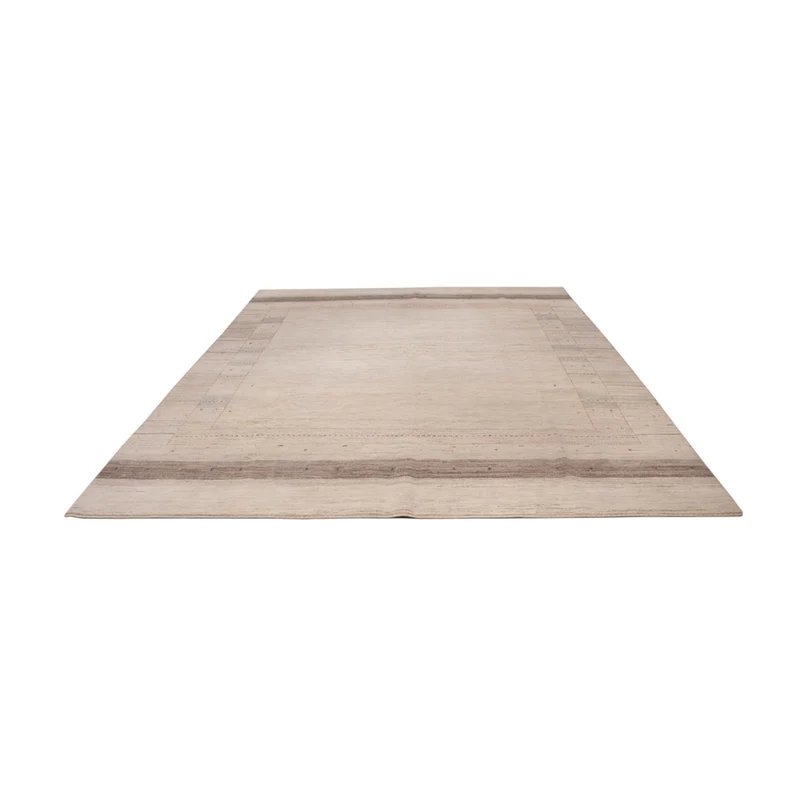 Gabbeh Teppich - Loribaft Indus - 300 x 396 cm - taupe