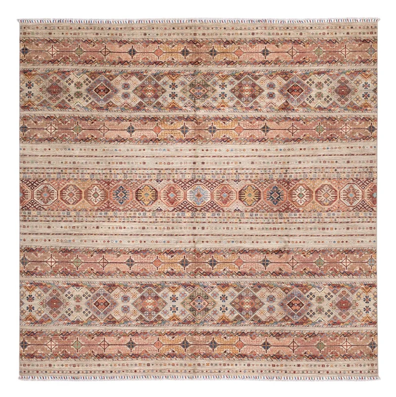 Shal Teppich 302x298cm - Orientteppich - beige