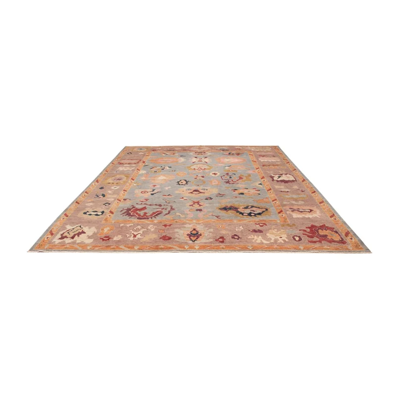 Usak Teppich 298x391cm - Orientteppich - hellblau