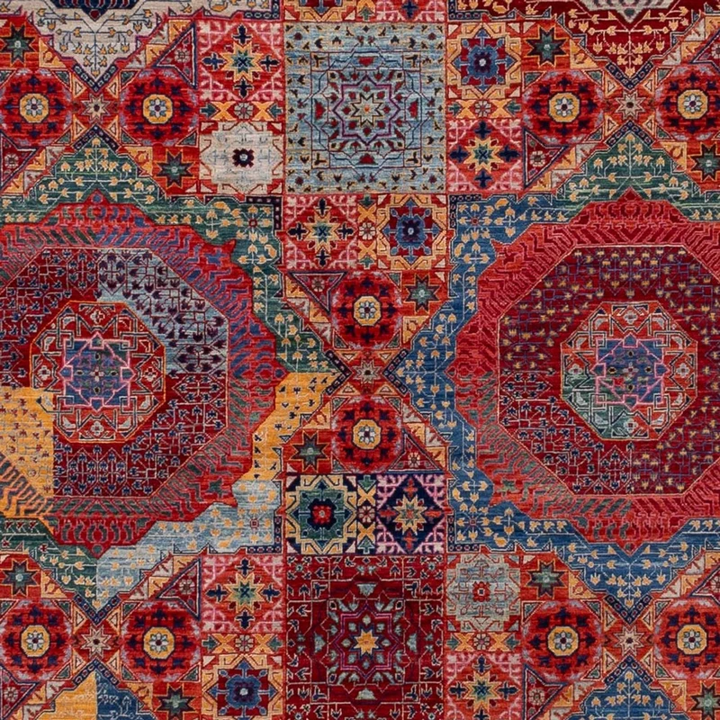 Designer Teppich - 272 x 360 cm - mehrfarbig