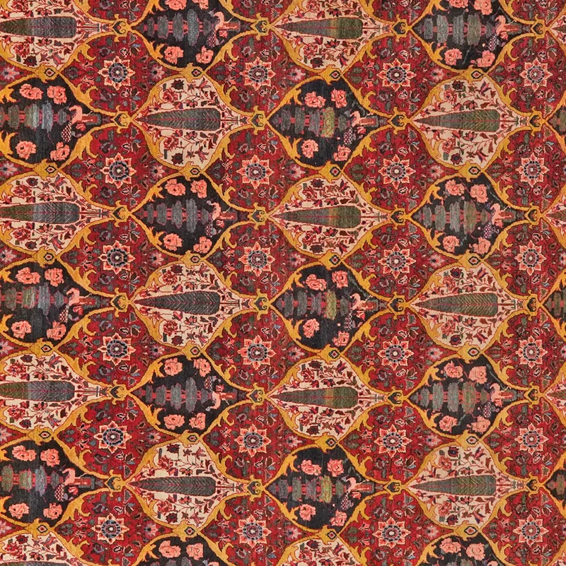 Bakhtiar · Handgeknüpft – Rot, 429x320 cm