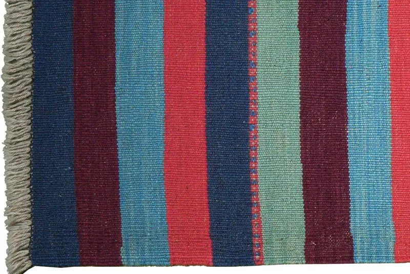 Kelim Gashgai · Handgewebt – Bunt, 205x66 cm