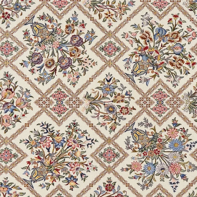 Isfahan · Handgeknüpft – Beige, 203x130 cm