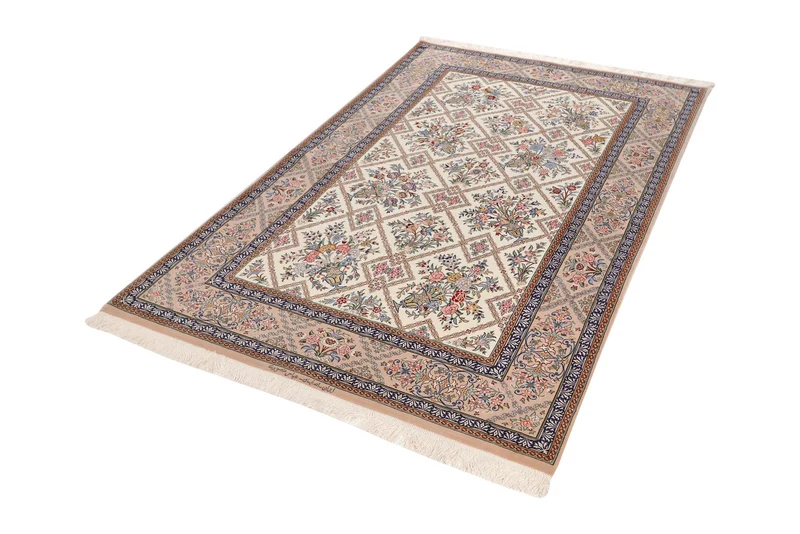 Isfahan · Handgeknüpft – Beige, 203x130 cm