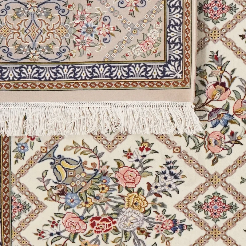 Isfahan · Handgeknüpft – Beige, 203x130 cm