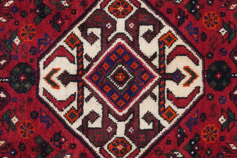 Gashgai · Handgeknüpft – Rot, 162x123 cm