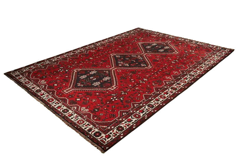 Gashgai · Handgeknüpft – Rot, 291x206 cm