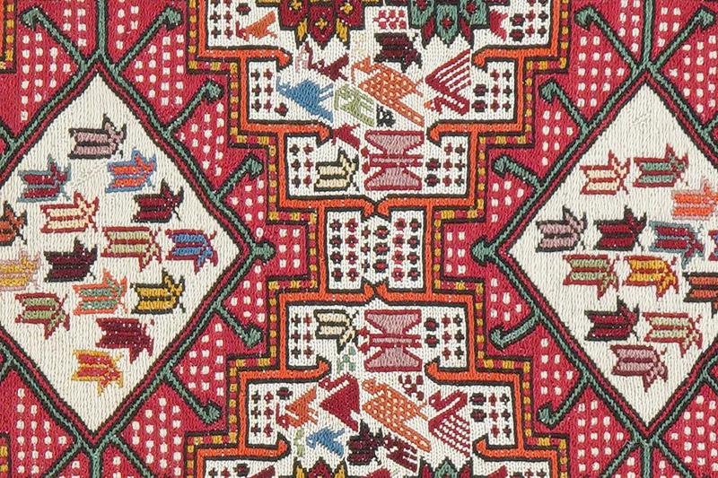 Sumak Shahsavan · Handgewebt – Beige, 99x79 cm