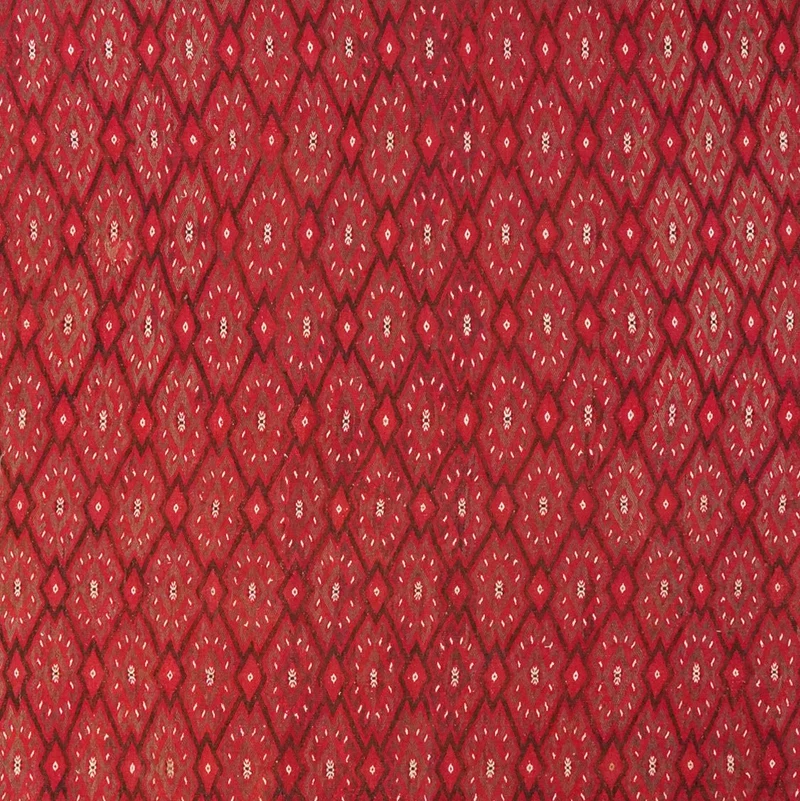 Kelim Turkman · Handgewebt – Rot, 351x228 cm