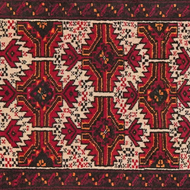 Belutch · Handgeknüpft – Beige, 88x63 cm