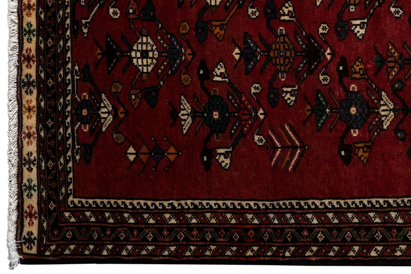 Nasrabad · Handgeknüpft – Rot, 120x96 cm
