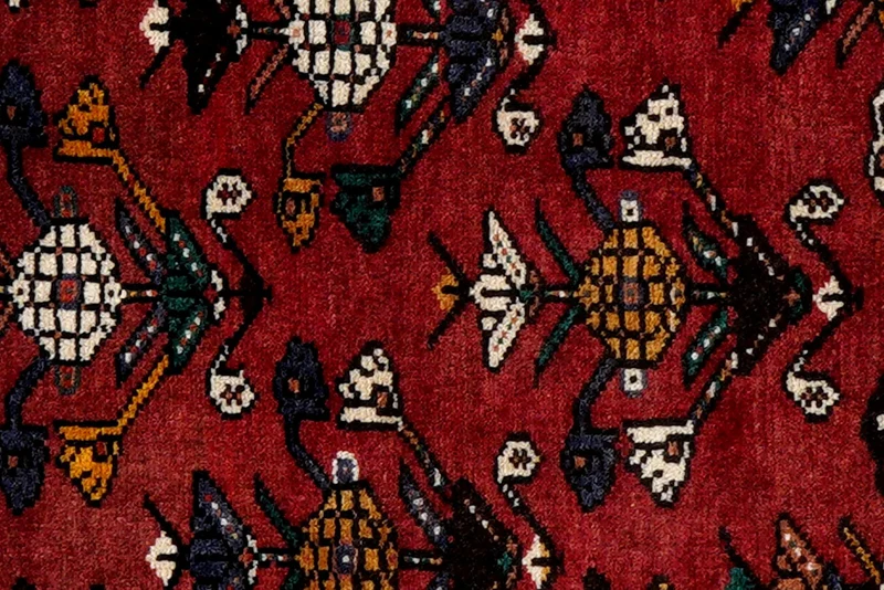 Nasrabad · Handgeknüpft – Rot, 120x96 cm
