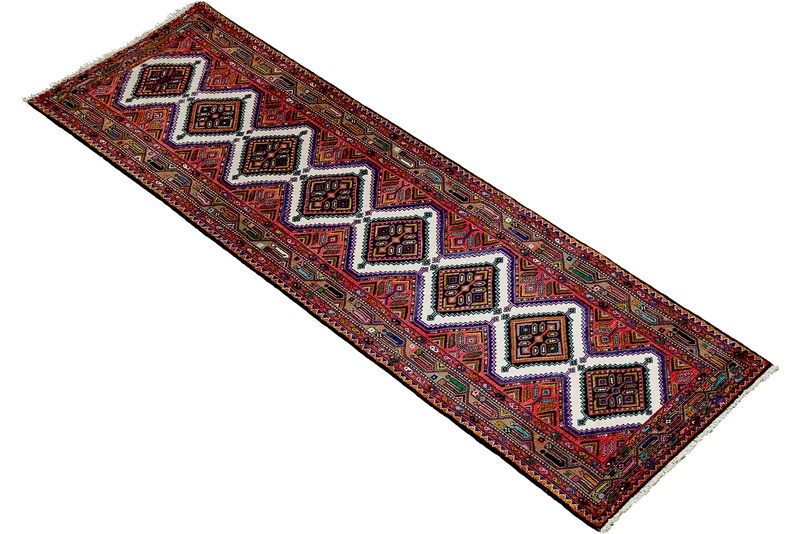 Zagheh · Handgeknüpft – Beige, 310x79 cm
