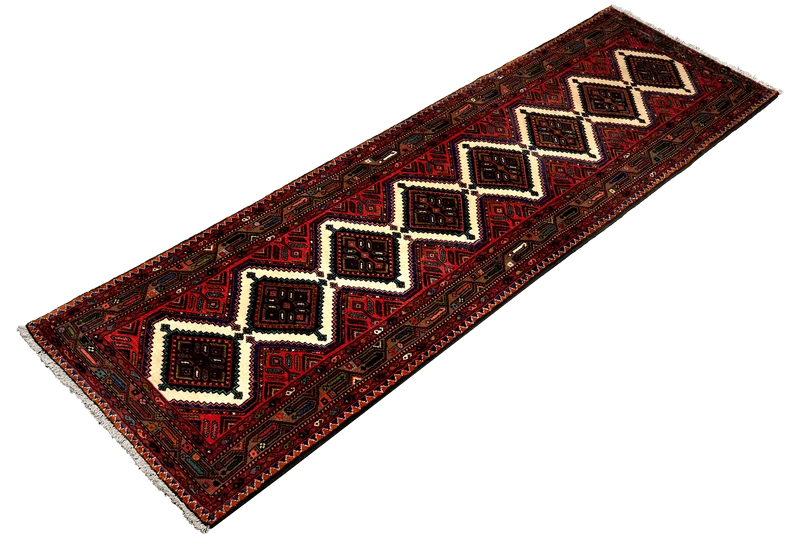 Zagheh · Handgeknüpft – Beige, 310x79 cm