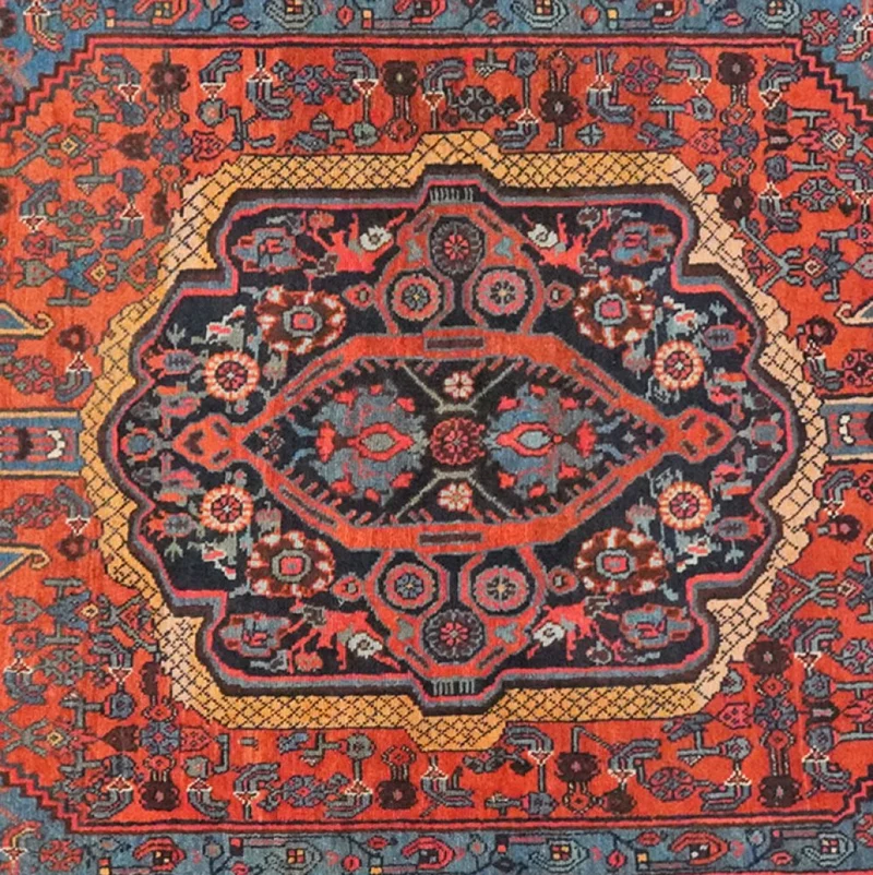 Bidjar · Handgeknüpft – Rot, 232x139 cm