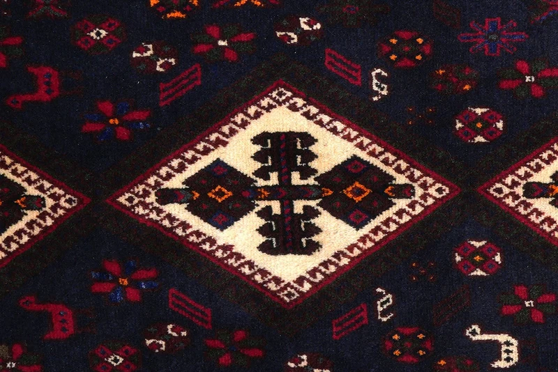 Afshar · Handgeknüpft – Rot, 230x160 cm