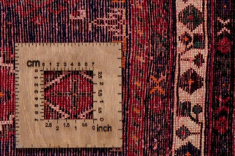 Afshar · Handgeknüpft – Rot, 230x160 cm