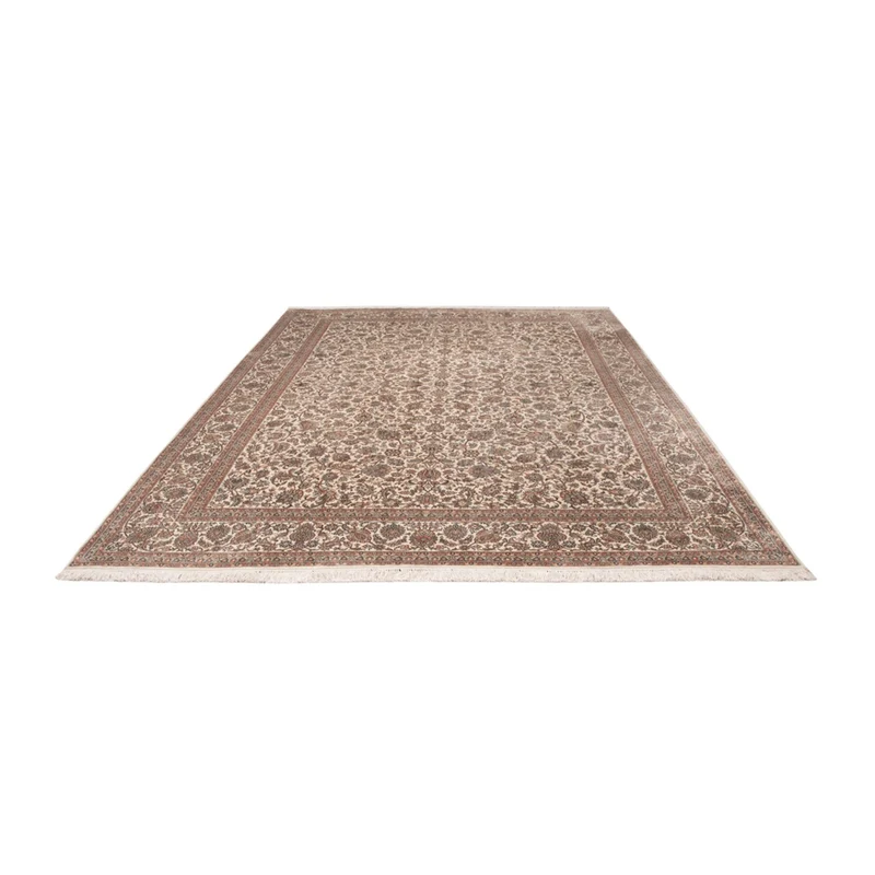 Kaschmir Seide Teppich 249x358cm - Orientteppich - beige