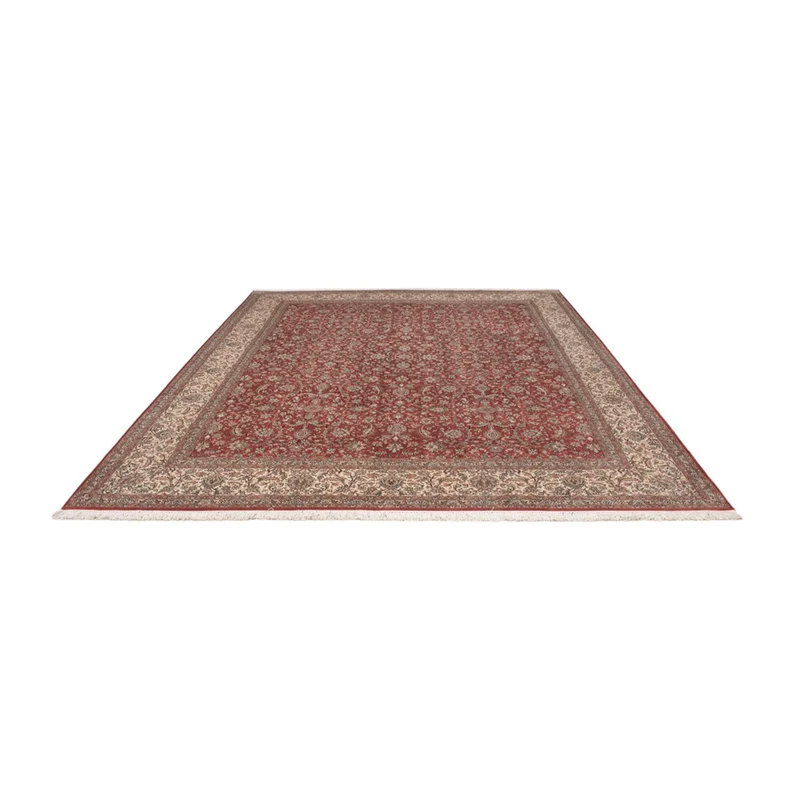 Kaschmir Seide Teppich 250x340cm - Orientteppich - rot