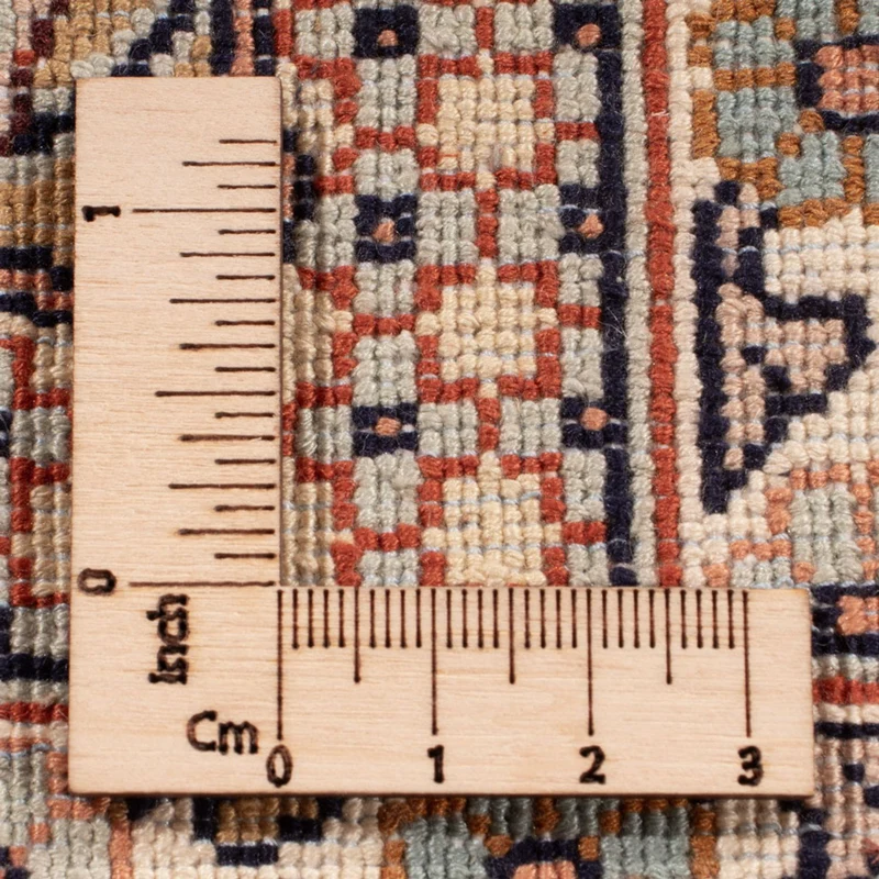 Seidenteppich - Kaschmir Seide - 277 x 372 cm - dunkelbeige