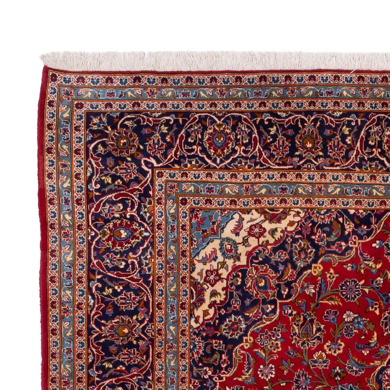 Keshan Teppich 252x373cm - Perserteppich - rot