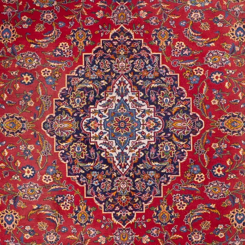 Keshan Teppich 291x385cm - Perserteppich - rot
