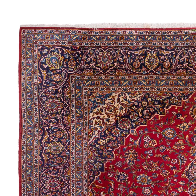 Keshan Teppich 291x385cm - Perserteppich - rot