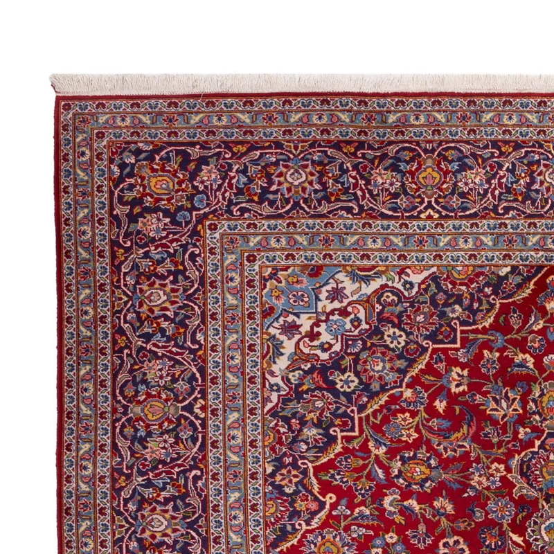 Keshan Teppich 261x370cm - Perserteppich - rot