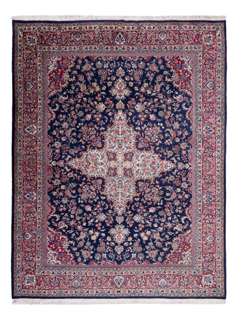 Maschad Teppich 295x390cm - Perserteppich - dunkelblau