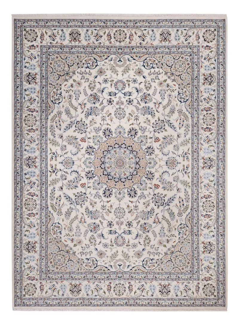 Indo Nain Teppich 270x361cm - Orientteppich - creme