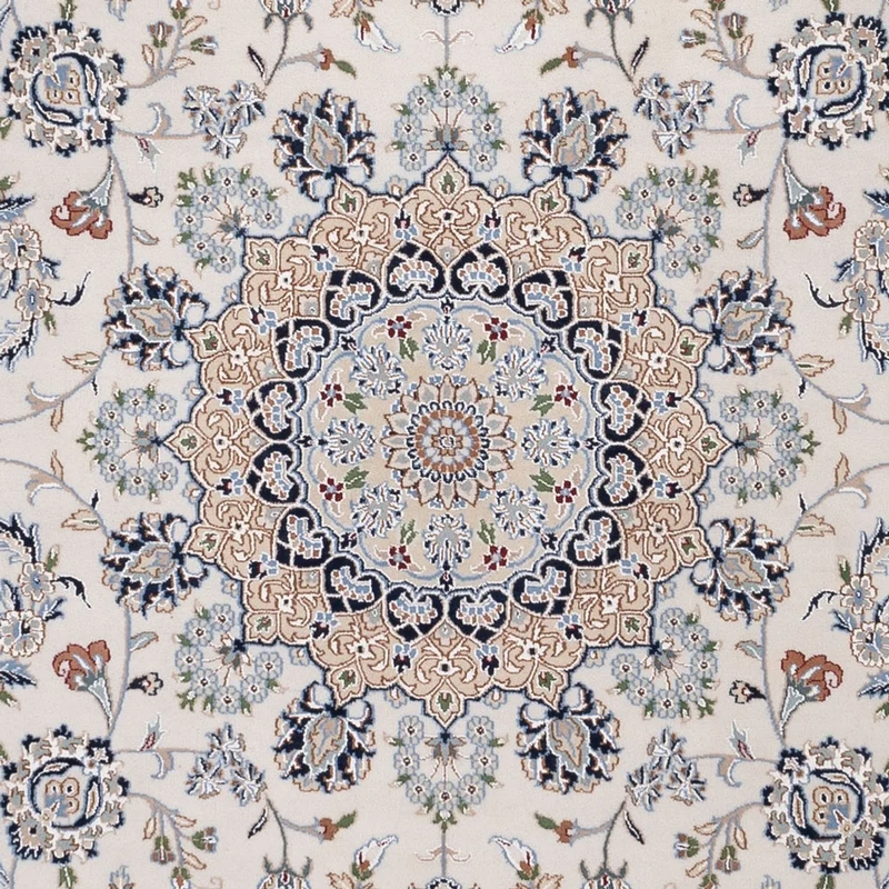 Indo Nain Teppich 270x361cm - Orientteppich - creme