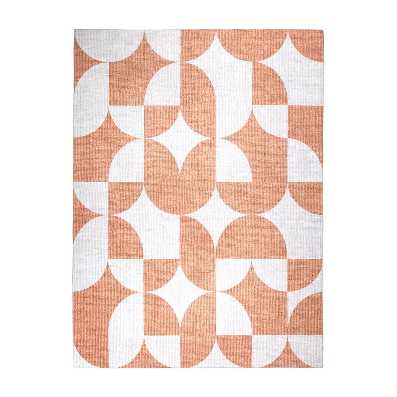 Gartenteppich Abstrakt - Groovy Tiles Terrakotta