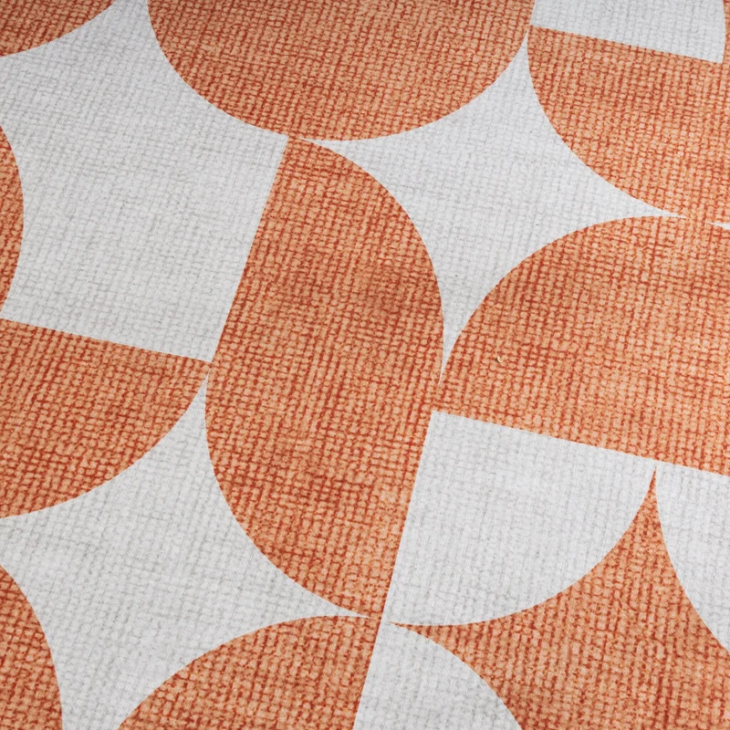 Gartenteppich Abstrakt - Groovy Tiles Terrakotta