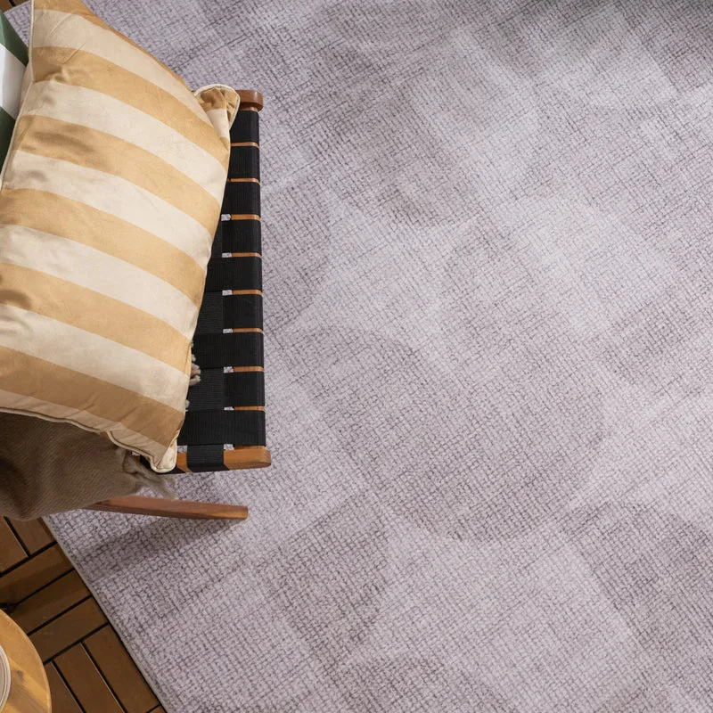 Gartenteppich Abstrakt - Groovy Tiles Grau
