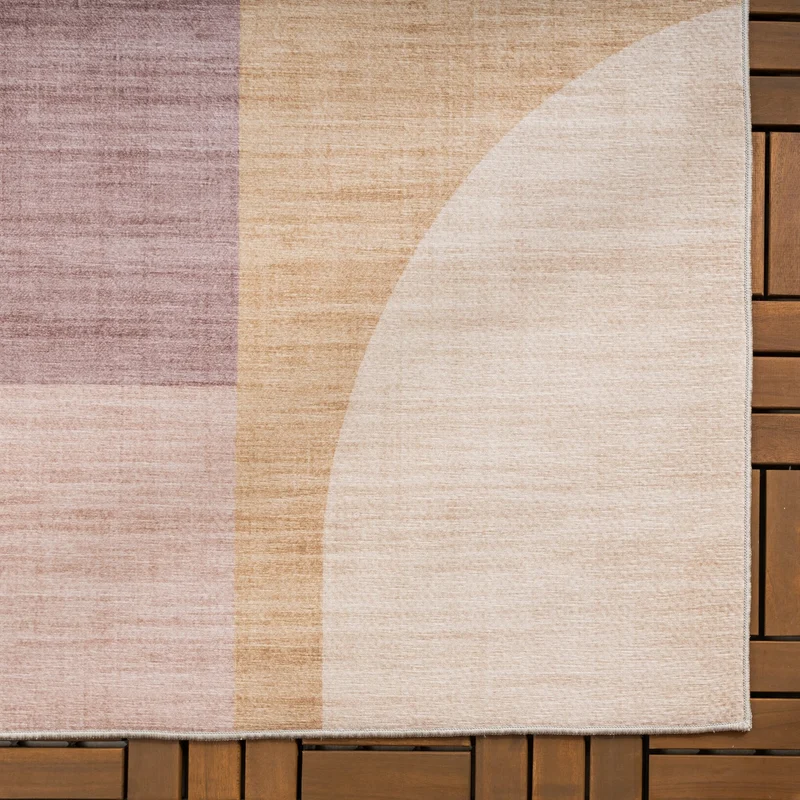 Gartenteppich Abstrakt - Groovy Shapes Pastell