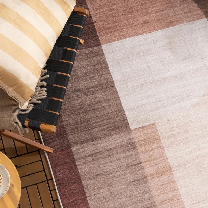 Gartenteppich Abstrakt - Groovy Shapes Creme Terra