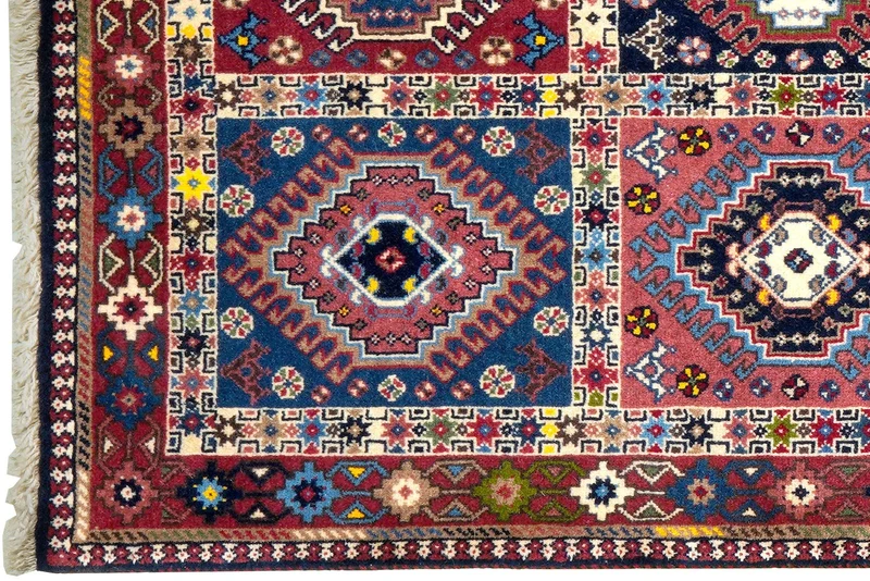 Yalameh · Handgeknüpft – Bunt, 203x82 cm